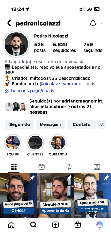 Depoimento de mentorado da MHL